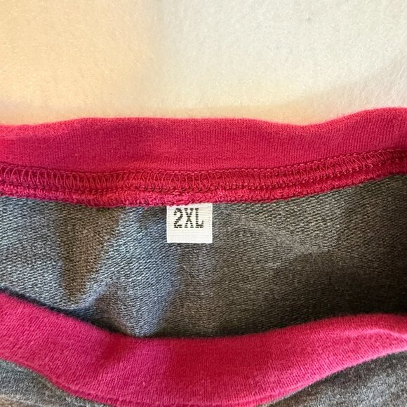 LET IT SNOW SNOWMAN CHRISTMAS CREWNECK RAGLAN SHIRT 2XL - Picture 5 of 8